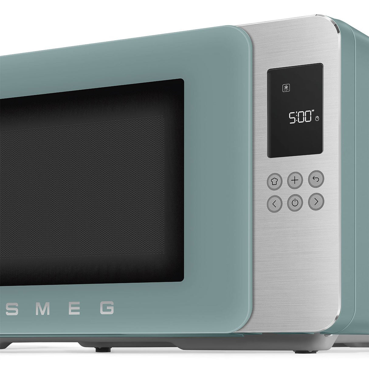 Microondas Smeg Con Grill Moc01egmeu, 4 Funciones, 1900w, Verde Esmeralda Mate
