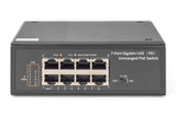 Digitus 7-Port Gigabit Indumrie Poe Switch Unmanaged + 1 Pd Port