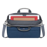 Rivacase 7562 Gris / Azul Oscuro Antirrobo Mochila Para Portátil 15.6