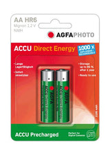 Agfaphoto Akku Nimh Mignon Aa 2100 Mah Direct Energy  2 Piezas