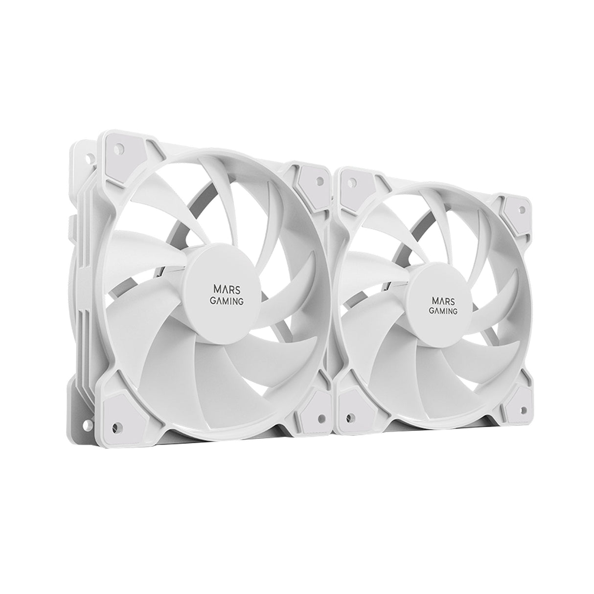 Kit 2 Ventiladores Auxiliar Mfprox2 Blanco Mars Gaming