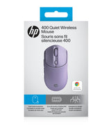 Hp 400 Rat N Inal Mbrico Dual - Bluetooth Y Usb 2.4ghz  Bater A De 24 Meses  Clics Silenciosos  Tacto Suave  Morado
