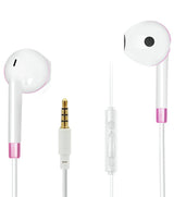 EAN 4010425959650 - 2GO 795965 auricular y casco Auriculares Alámbrico Dentro de oído Llamadas/Música Rosa, Blanco imagen 1