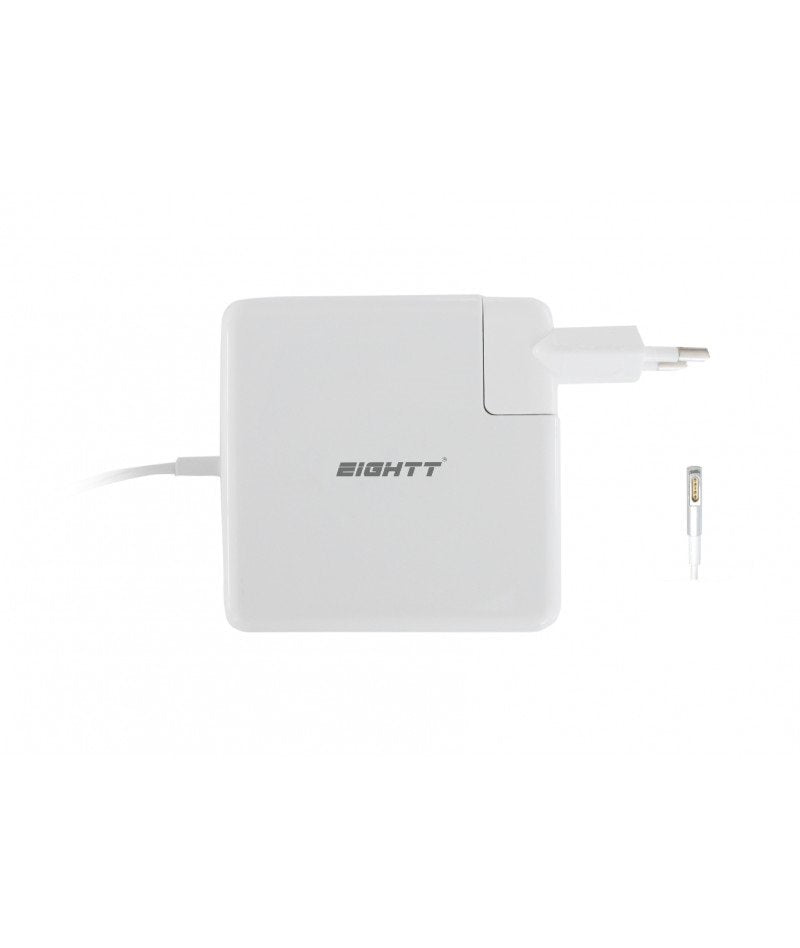Cargador Universal Eightt Para Apple 45/60/85w Magsafe 1 + 1 Puerto Usb