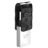 EAN 4712702655933 - Silicon Power Mobile C31 unidad flash USB 16 GB USB Type-A / USB Type-C 3.2 Gen 1 (3.1 Gen 1) Negro, Plat imagen 4