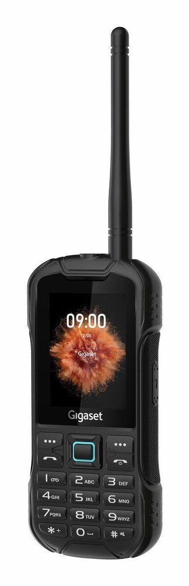 Gigaset Glx 8 Active Schwarz 6,1 Cm 2,4 Zoll Display Push-To-Talk Funktion 2500 Mah Akku Ip68 2 Mp Kamera Dual-Sim Azultooth
