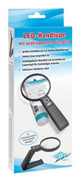 Wedo Lupe Rund Beleuchtet 90 Mm Con Mandfuss Negro