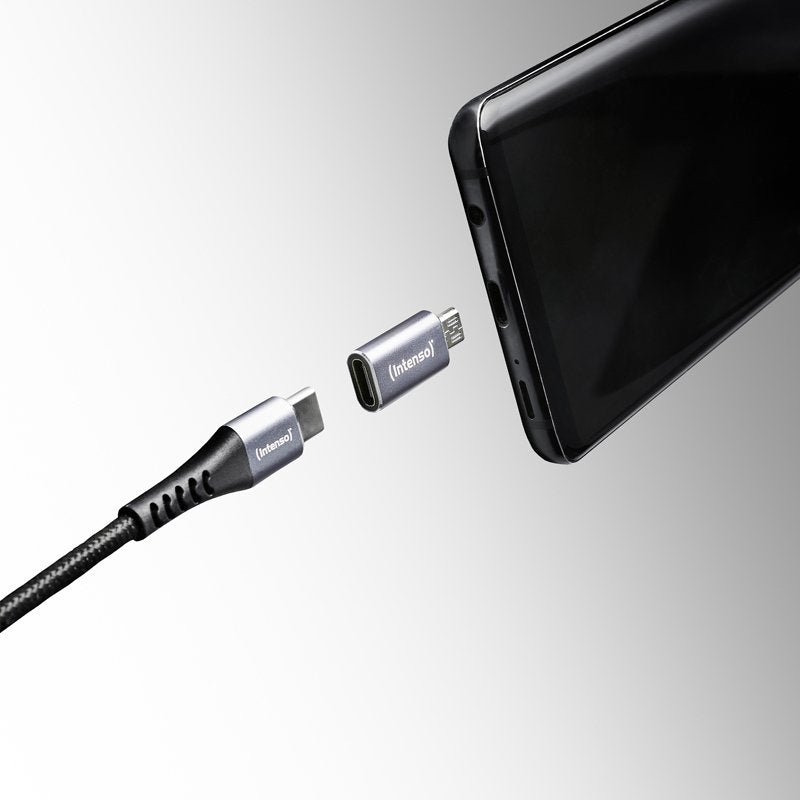Intenso 3-Pack Usb Adaptador Usb-C -> Usb-Micro C480m Aluminiu