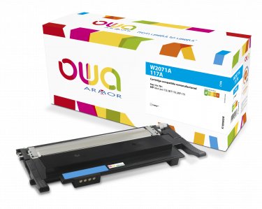 Owa Toner Komp. Con Hp W2071a, 117a Cyan (700 S.)