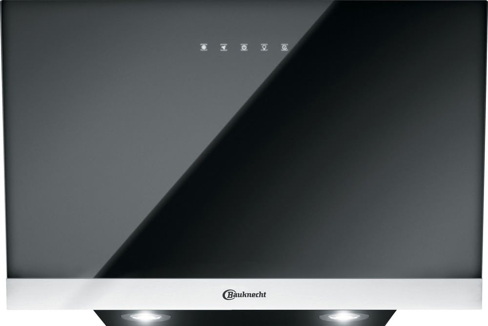 Bauknecht Rbhvp 83 Lm K, Hood Extractor Negro/Acero Inoxidable, 80 Cm Rbhvp 83 Lm K