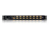16 Port 17" Lcd Kvmp Switch Usb Port Integrated