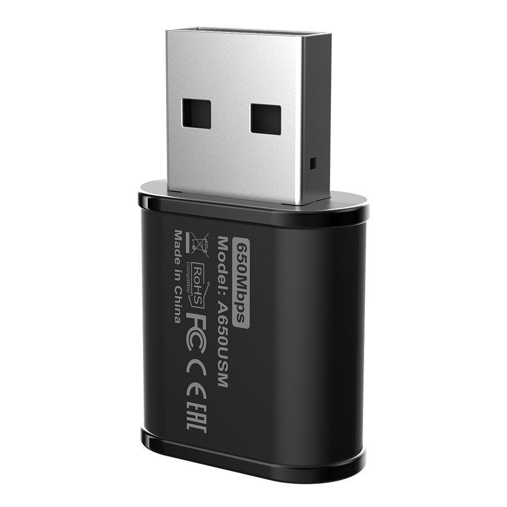 Totolink A650usm Ac650 Wireless Dual Band Usb Adapter, Mu-Mimo Support