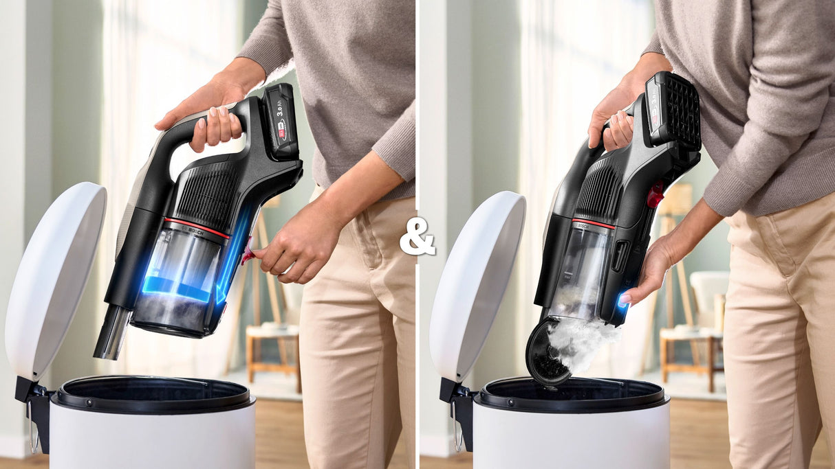 Aspiradora  Bosch Bcs931gac De Pie Y Escoba Eléctrica Aspiradora Escoba Batería Secar Hepa Sin Bolsa 0,4 L Grafito 3 Ah