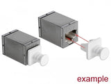 Delock 86507 Tapón Antipolvo Para Puerto 10 Pieza(S) Rj-45, Tapa Protectora Blanco, Rj-45, Blanco, Pc De Sobremesa/Estación De Trabajo, 18 Mm, 21 Mm, 14 Mm