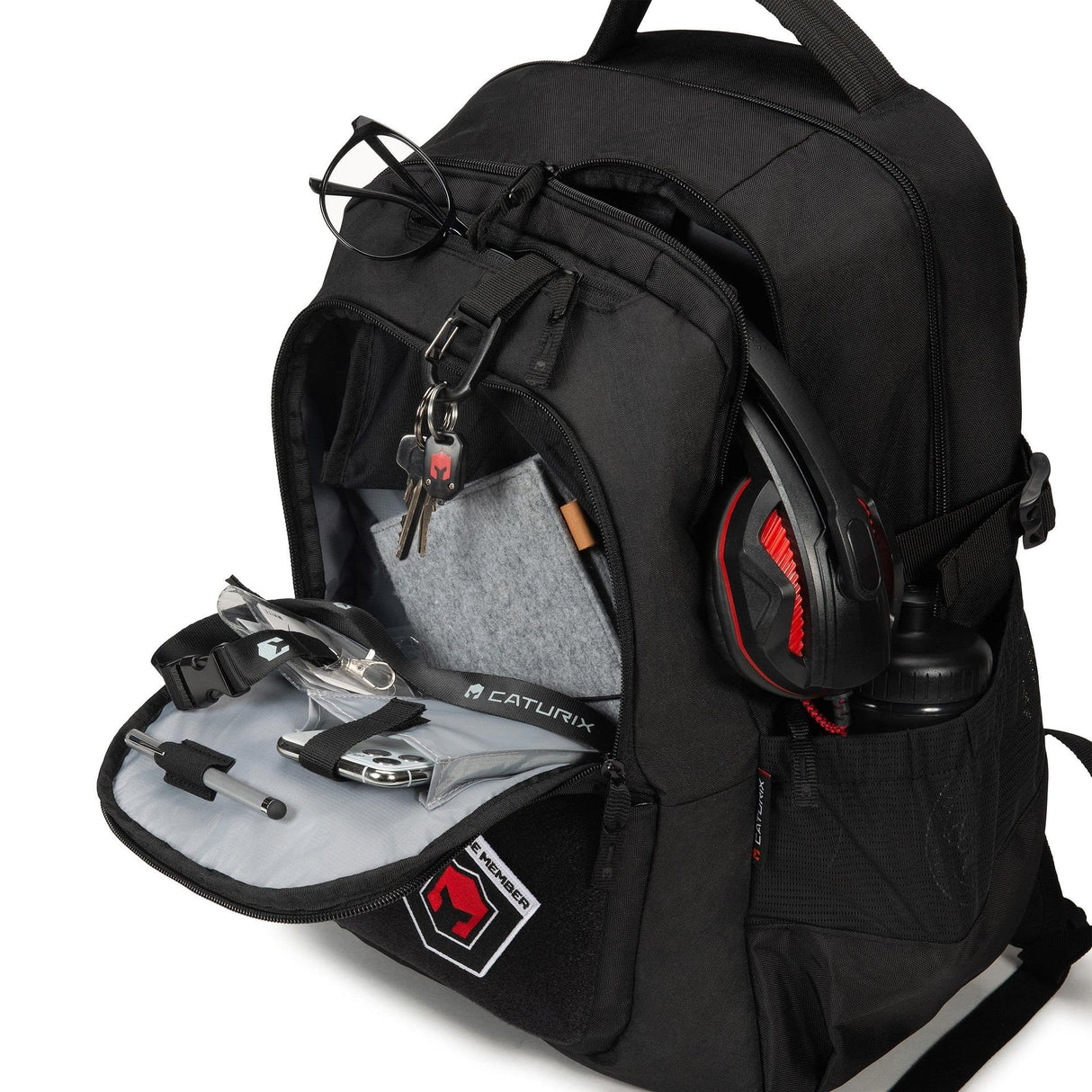 EAN 7640186416818 - CATURIX FORZA 39,6 cm (15.6") Mochila Negro imagen 5