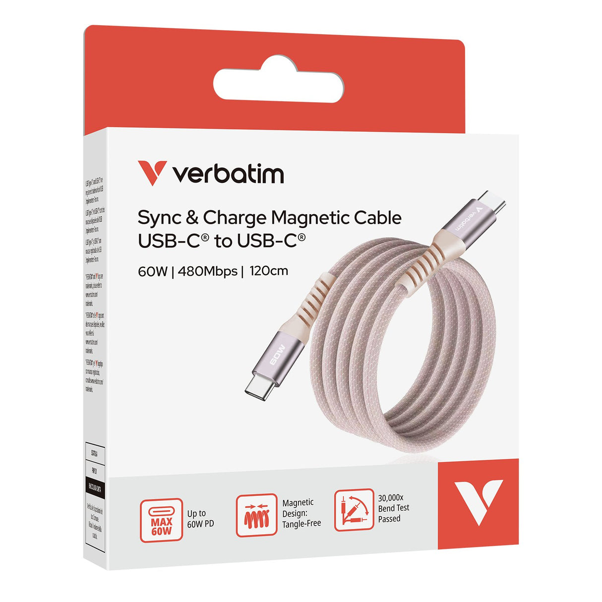 EAN 0023942318538 - Verbatim 31853 cable USB USB 2.0 1,2 m USB C Rosa imagen 7