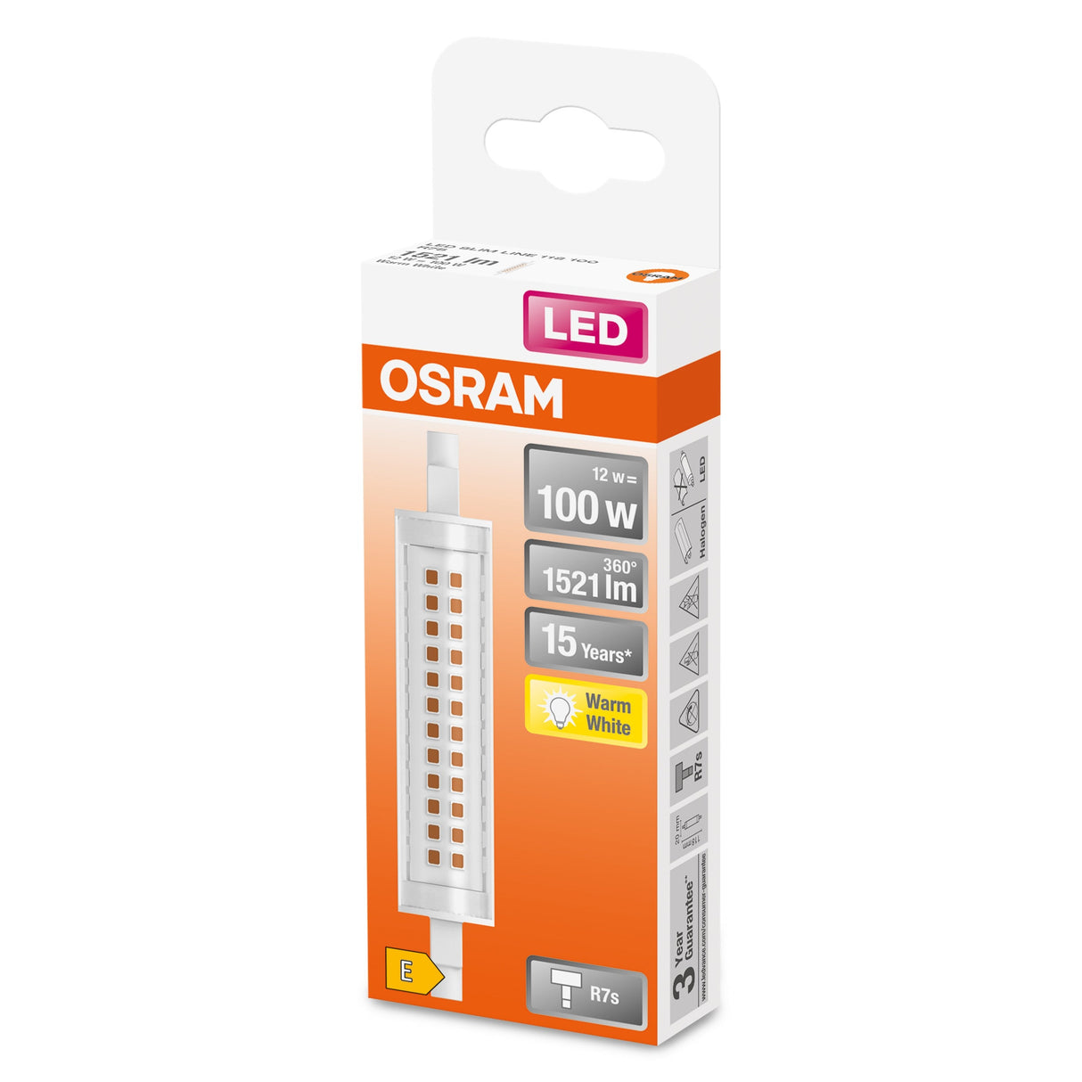 Osram Led Slim Line R7s 12w 1521 Lm