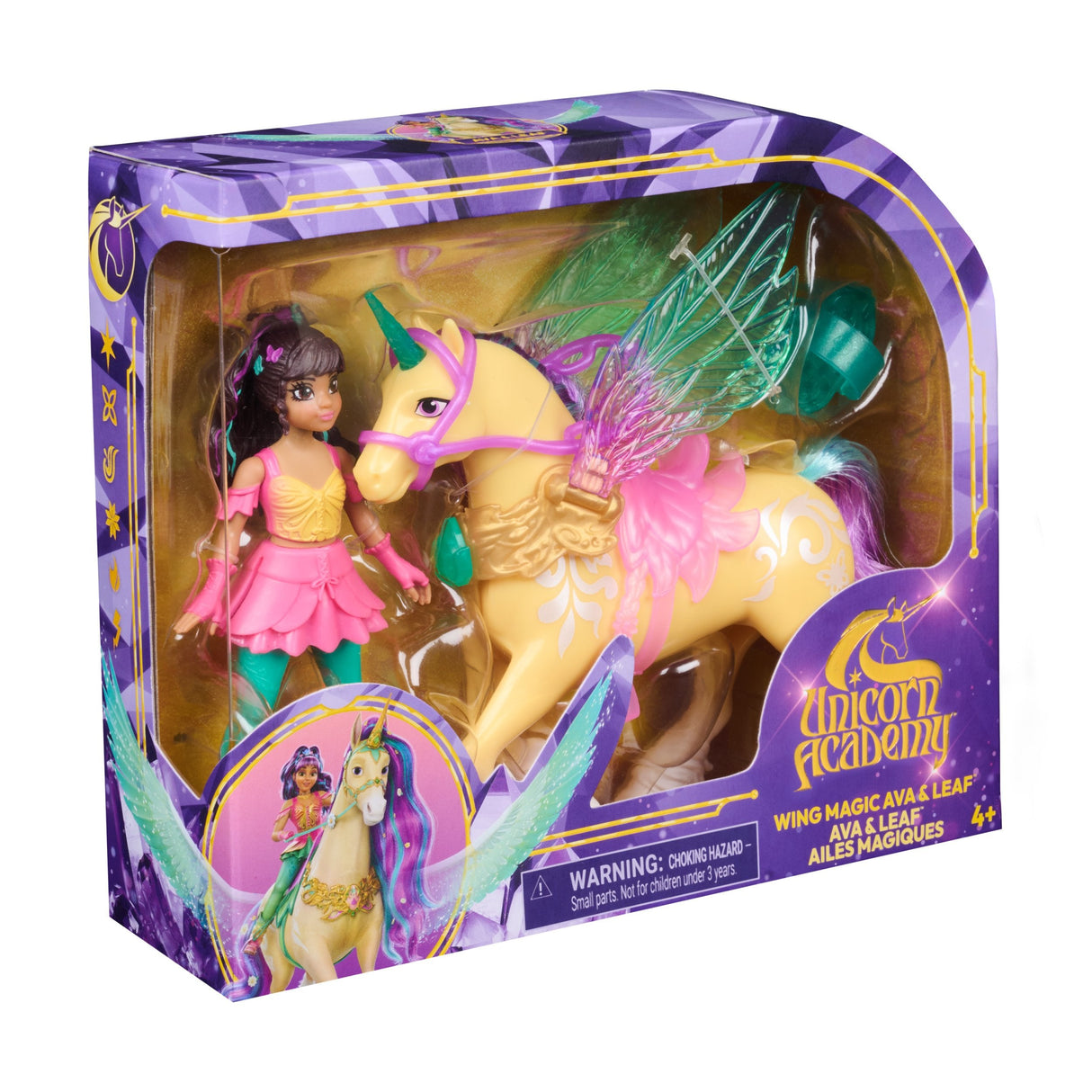 Spinmaster Unicorn Academy - Wing Magic Ava & Leaf Spielset 6076941