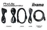 EAN 4948570121335 - iiyama ProLite XB3288UHSU-B5 pantalla para PC 80 cm (31.5") 3840 x 2160 Pixeles 4K Ultra HD LCD Negro imagen 11