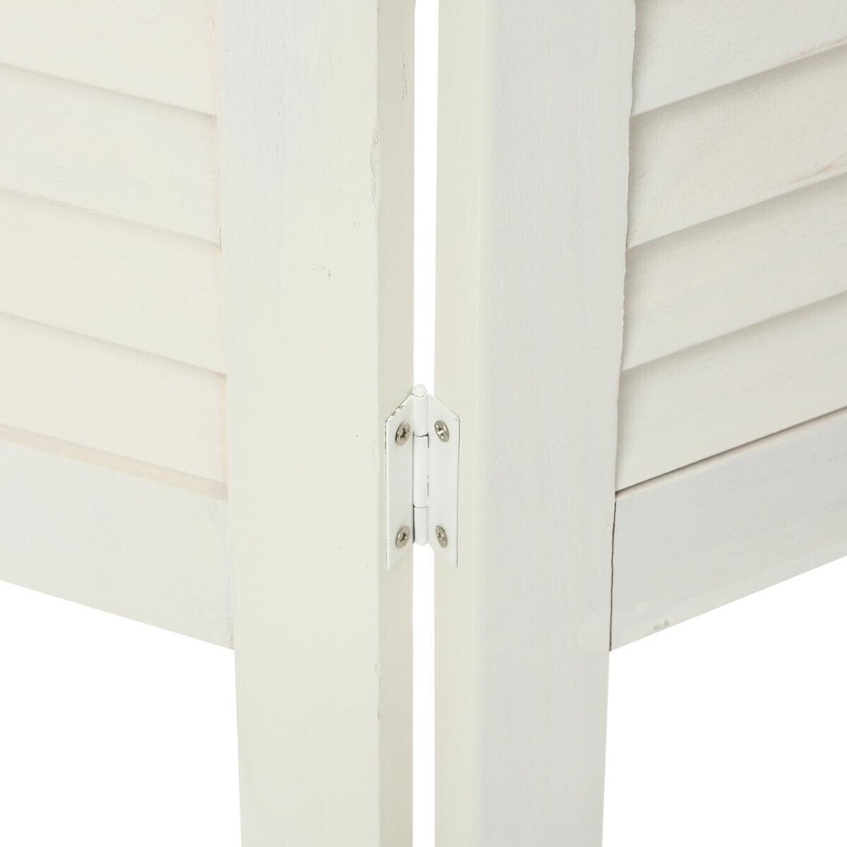 Biombo Madera Color Blanco 170x119cm