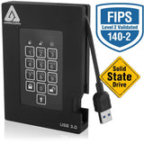 Apricorn Ssd-Festplatte A25-3pl256-S1000f - 1 Tb - Usb 3.0 - Negro