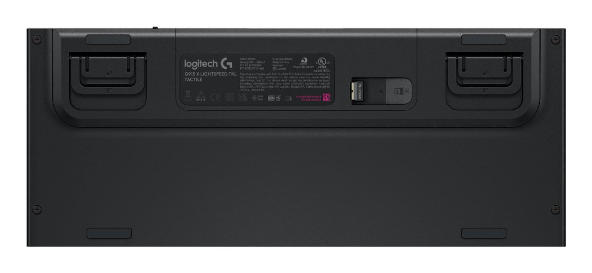 EAN 5099206121836 - Logitech G G915 X LIGHTSPEED teclado Juego USB + RF Wireless + Bluetooth AZERTY Francés Negro imagen 5