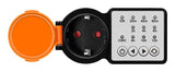 Logilink Et0015 Contador Eléctrico Negro, Naranja Programador Eléctrico Diario/Semanal