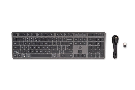 EAN 198122140725 - HP 720 Multi-Device Rechargeable Wireless Keyboard teclado Hogar / Oficina USB + Bluetooth QWERTY Inglés N imagen 1