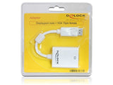 Delock Adaptador Displayport 1.2 Macho > Vga Hembra Blanco
