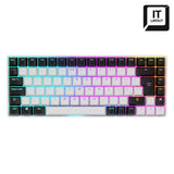 Teclado Italiano Sharkoon Skiller Sgk50 S3, Para Gaming Blanco