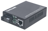 EAN 0766623545068 - Intellinet 545068 convertidor de medio 1000 Mbit/s Monomodo Negro imagen 1