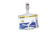 Tarjetero Durable Con Clip 87x54mm Pack De 25 Transp