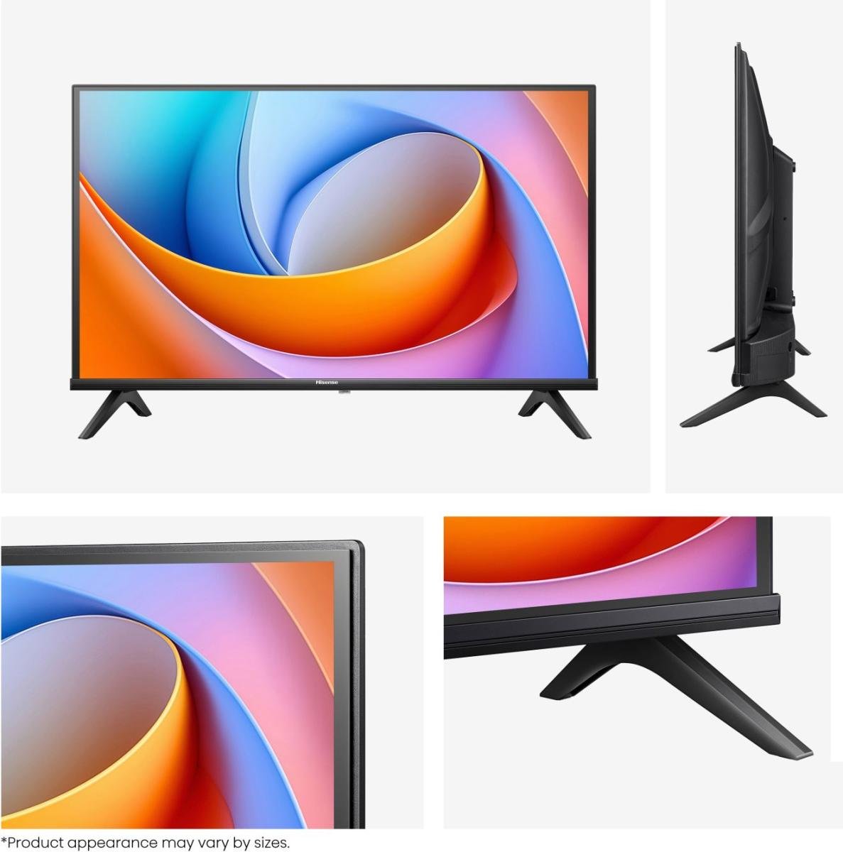 Hisense 40e4qt, Tv Led 100 Cm (40 Pulgadas), Negro, Fullhd, Sintonizador Triple, Televisión Inteligente 40e4qt