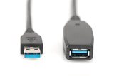 Digitus Da-73106 Cable Usb 3.0 A/M-A/H Extensor Negro 15m