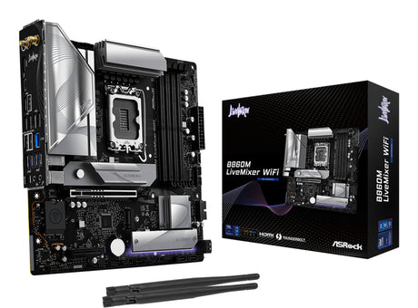 EAN 4711581490314 - Asrock B860M LiveMixer WiFi Intel B860 LGA 1851 (Socket V1) micro ATX imagen 1