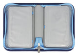 Mochila Escolar Herlitz Ultralight Azul, Estuche Estudiante Con 16 Piezas, Mocasines Ovalados, Bolsa De Deporte, 2 Aplicaciones 50046164