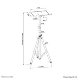 Newstar Soporte De Suelo Para Ordenadores Portátiles, Proyectores & Pantalla Plana