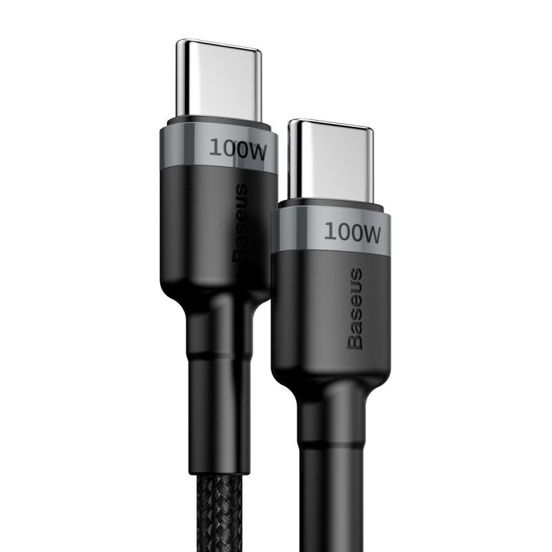 Baseus Cafule Gris/Negro - Cable Usb Tipo C A Tipo C  100w 2m