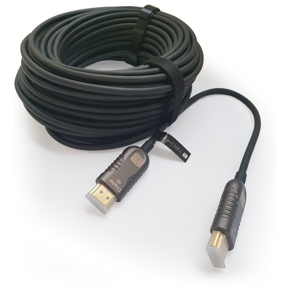 Techly Icoc Hdmi-Hy2-020 Cable Hdmi 2.0 4k60hz 20m Óptico Activo 18gbps