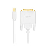 Logilink Cv0137, Mini Displayport, Dvi, Macho/Macho, 1,8 M, Blanco