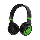 Techmade Tm-046-Gr Auriculares Inalámbrico Y Alámbrico Microusb Bluetooth Negro, Verde