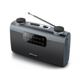 Muse M-058 R Portátil Analógica Negro, Gris