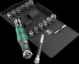 Wera 8009 Zyklop  4 Juego De Trinquete Métrico / Imperial