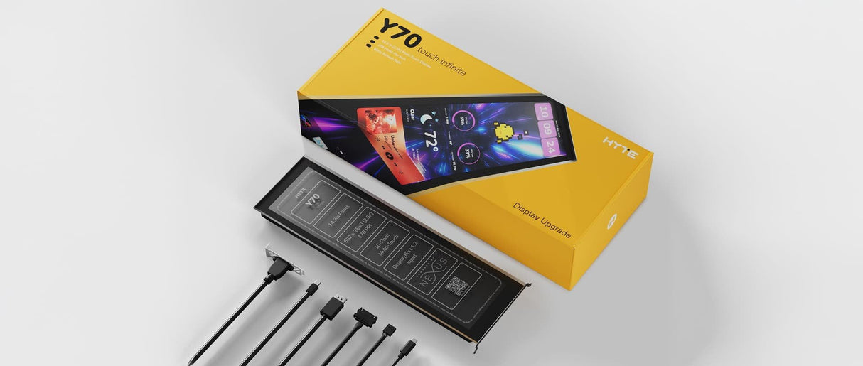 Actualización De Pantalla Táctil Hyte Y70 36,8 Cm 14,5", Negro, Pantalla Táctil De 14,5" Acc-Hyte-Lk-Y70tti-Bb