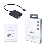 EAN 8595611702037 - i-tec C31DUAL4KDP Adaptador gráfico USB 3840 x 2160 Pixeles Negro imagen 4