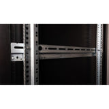 Roline 19-Zoll Serverschrank Pro 36 He, 600x1000 Bxt Schwarz Plexiglas