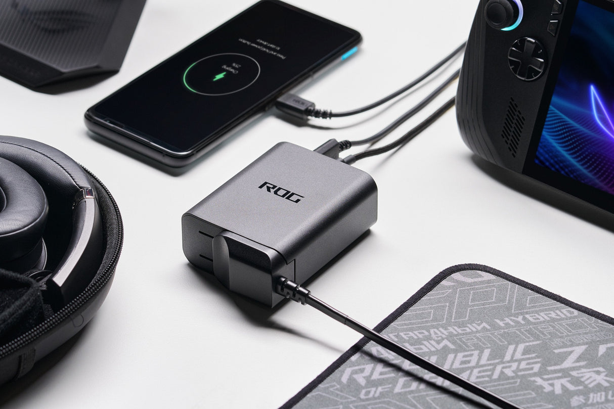 EAN 4711387606537 - ASUS ROG 140W USB-C GaN Universal Negro Corriente alterna Carga rápida Interior imagen 12