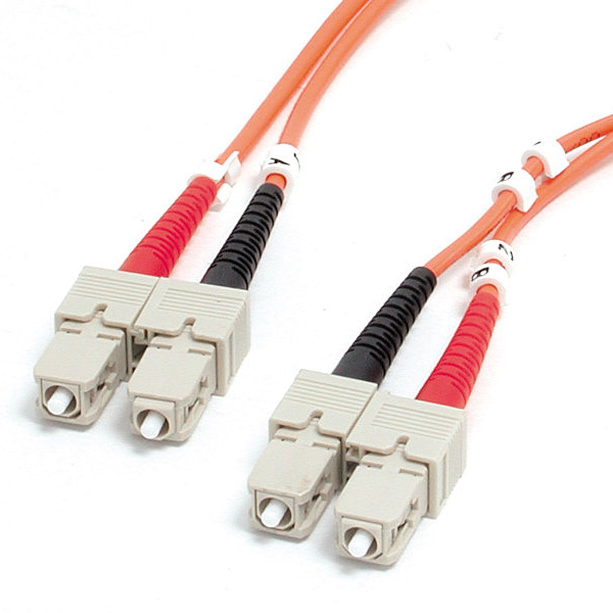Cable De Fibra Startech.Com  2m Multimodo Dúplex 62 5/125 Lszh Sc/Sc Cable De Red Modo Múltiple Sc (M) A Modo Múltiple Sc (M) 2 M 2 M Fibra Óptica Impresión A Dos Caras 62 5/125 Micras Para P/N: Pex1000mmsc2 Sv565fxdusa