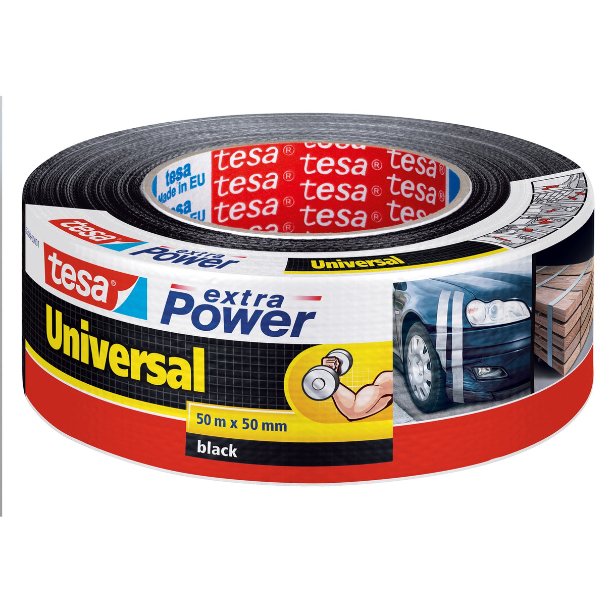 Tesa 56389 Cinta Adhesiva Plata 50 M