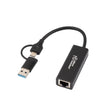 EAN 5715063053409 - Microconnect MC-USBACNET1G cambiador de género para cable USB C RJ-45 Negro imagen 1